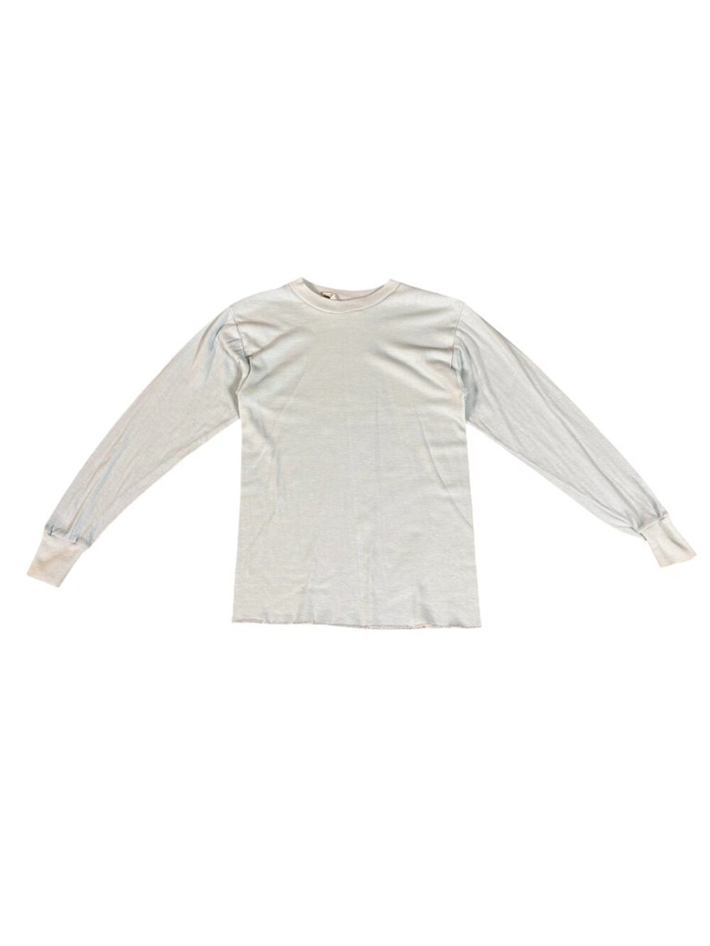 Vintage 1990s Medalist Allen Light Blue Long Sleeve Single Stitch T-Shirt USA